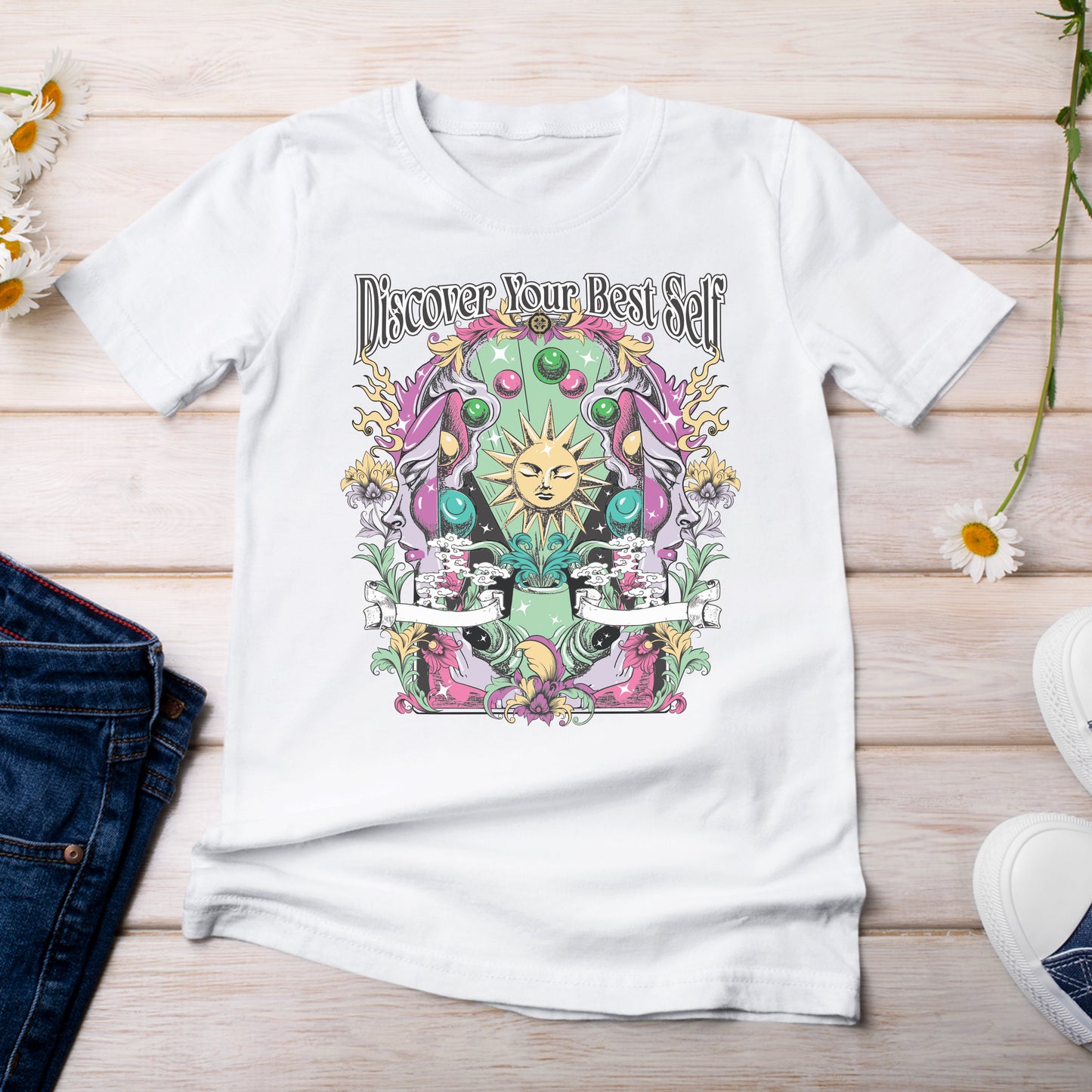 Discover Your Best Self T-shirt White