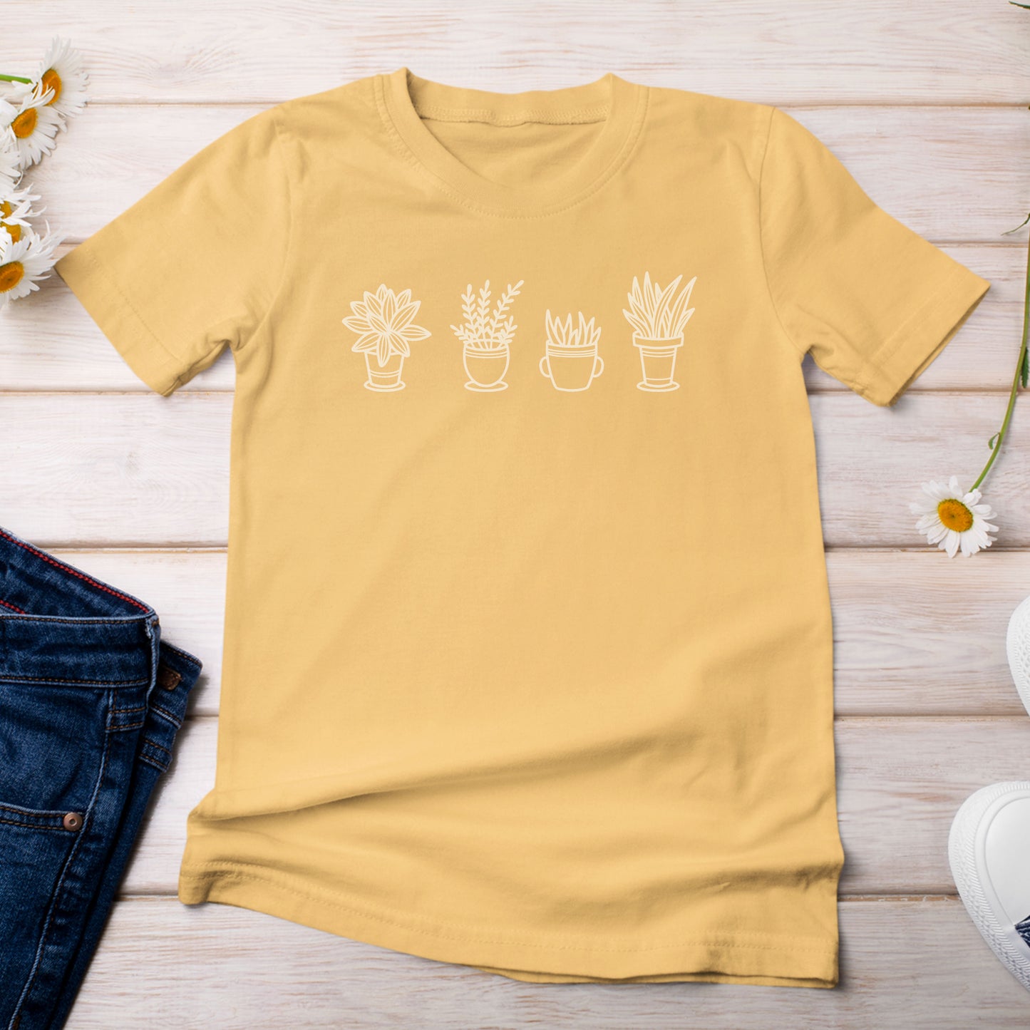 Houseplant Enthusiast T-shirt Citrus Color