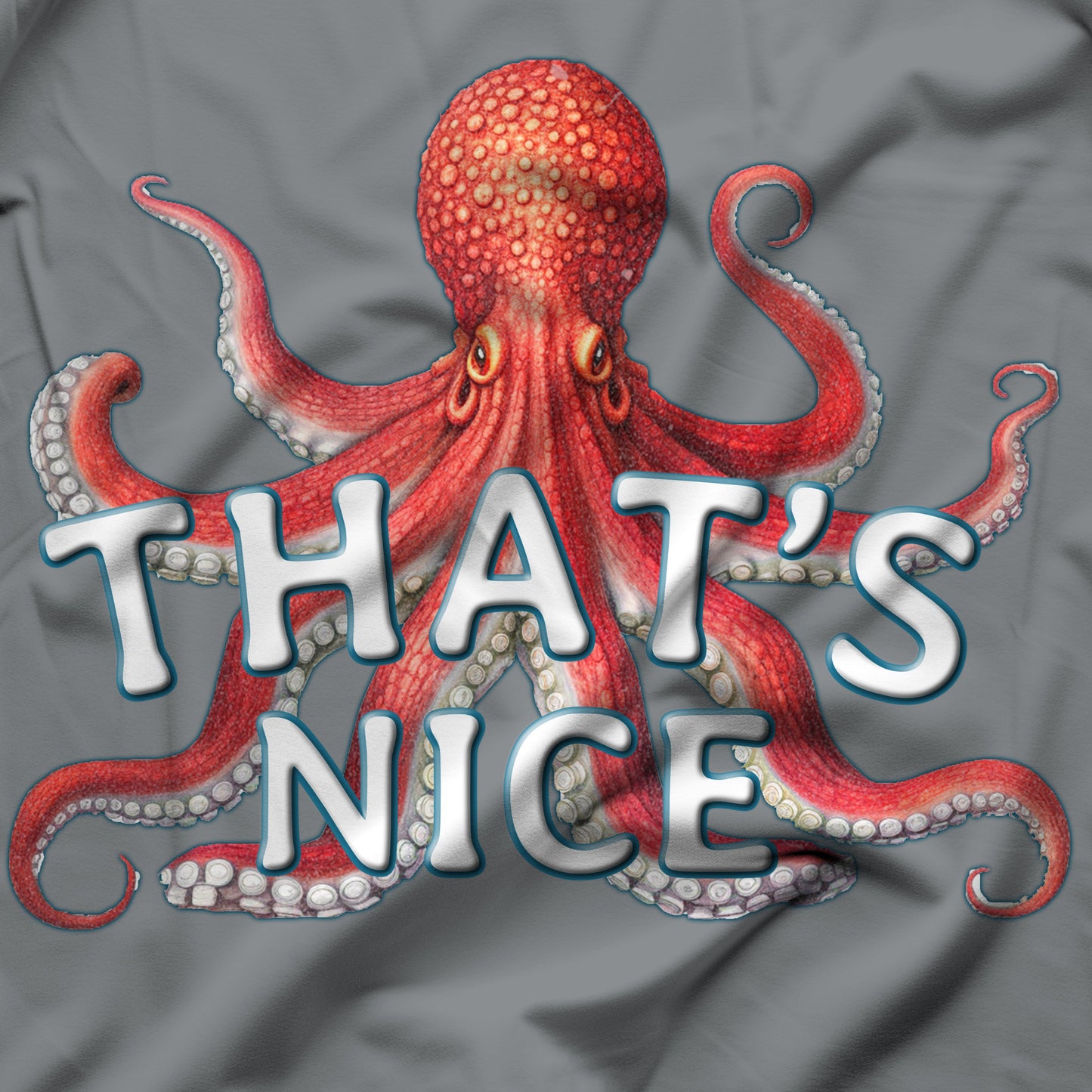 Octopus T-shirt That's Nice Showcase Granite Color